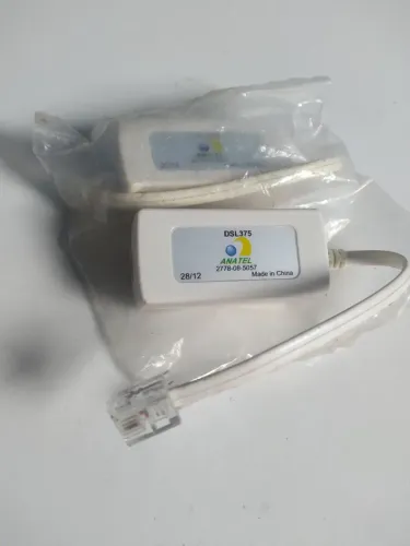 Par de adaptador conector de rede de telefone anatel (aceito cartao de crédito e pix)