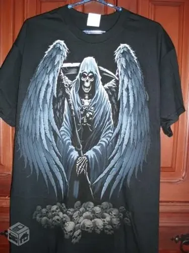 Camisa Caveira Rock Importada Americana