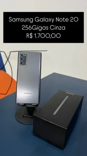 Samsung  Galaxy Note20 256GB Cinza Semi Novo | Loja FIsica | 
