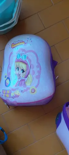 Lancheira escolar para menina (usada).