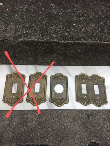 Capa Espelho Tomada Interruptor Antiga Bronze Valor Unidade