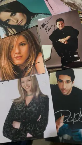 Fotos autografada Friends jennifer aniston matthew Perry