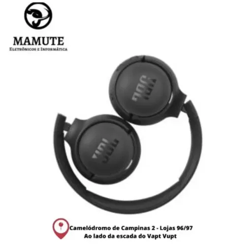 Fone de ouvido on-ear sem fio JBL Original Tune 520BT preto