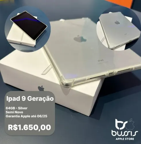 IPad 9 Geração 64Gb Silve  Garantia Apple ate 06-25 | Loja Fisica |