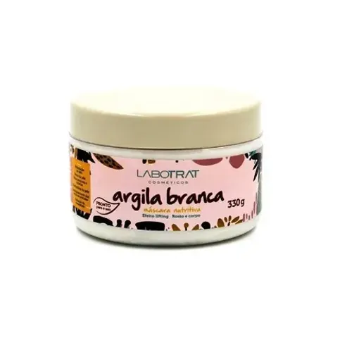 Argila Branca Mascara Nutritiva Labotrat 330g