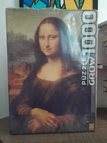 Quebra-cabeça da Mona Lisa 1000 peças