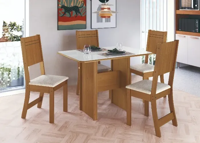 Mesa 4 cadeiras Casura