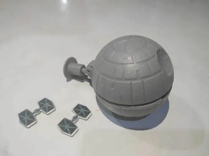 Geek Nerd Star Wars Miniatura Colecionável Estrela Da Morte