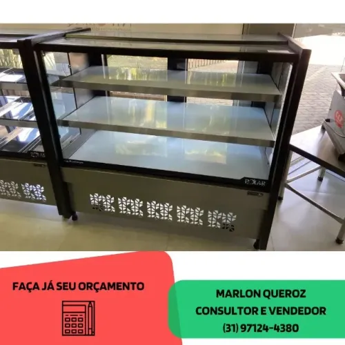 Balcão Refrigerado / Seco Polar 1,25M Preto Platinum PBR 127v