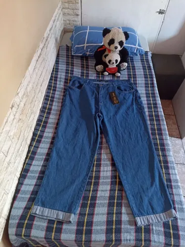 Calça Mom feminina Plus