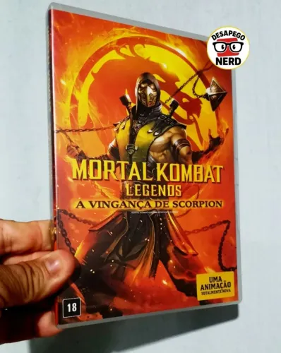 DVD Mortal Kombat A Vingança de Scorpion