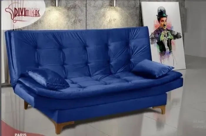 Sofá cama Paris C/pillow- FRETE GRATIS / ENTREGA HOJE!!