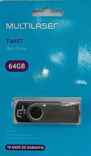 Pen Drive 64Gb - Multilaser Usb 2.0 !! Original