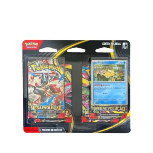 Blister Quádruplo Mega Evolução Pokémon TCG
