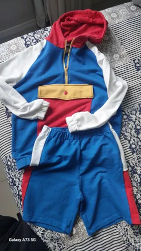 Conjunto casaco bermuda Infantil