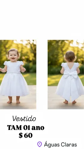Vestido Batizado/ Fim de ano 