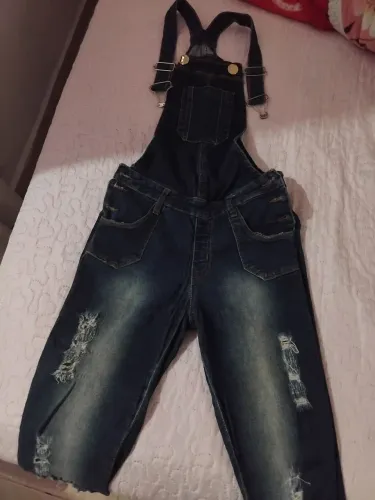 Jardineira Jeans