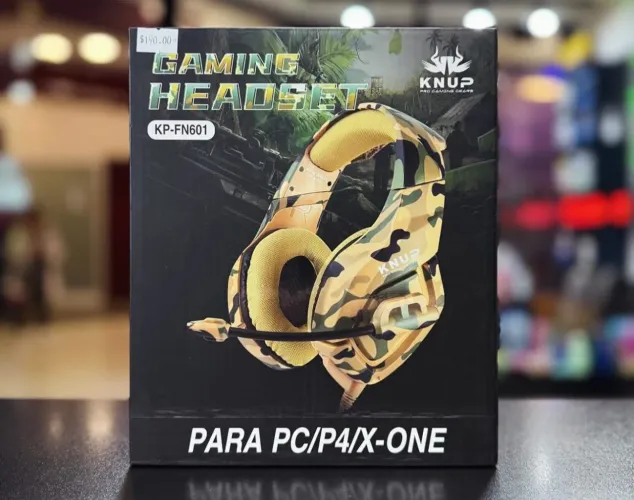 Headset Gamer KNUP KP-FN601 - PC/PS4/X-ONE