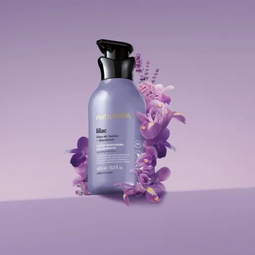 HIDRATANTE NATIVA SPA LILAC 400ML BOTICÁRIO 