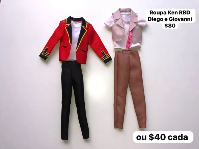 Roupas e Acessorios  Barbie - Consultar disponibilidade 