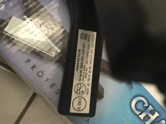 Chapa para cabelo profissional taiff