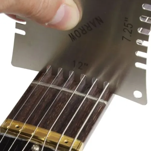 Gabarito Medidor de Raio Superior Entalhado - Gabarito de Raio para Luthier
