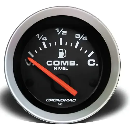 Manômetro Indicador Nível De Combustível Cronomac 52mm Sport