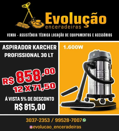 Aspirador Karcher Profissional 30 Litros