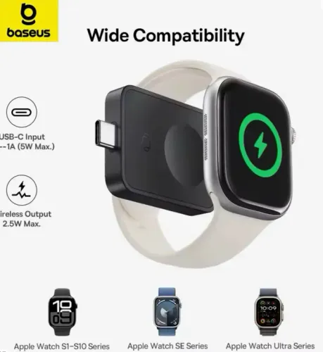 Carregador Magnético Baseus para Apple Watch
