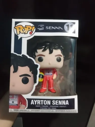 Colecionável Ayrton Senna Pop Funko (não é original)
