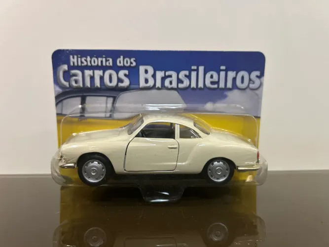 Volkswagen Karmann-Ghia 1/43 Free Wheels Coleção História dos Carros Brasileiros