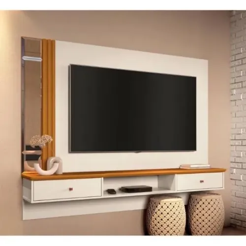 Painel Arezo  para TV de até 55 com 2 gavetas - FRETE GRÁTIS 