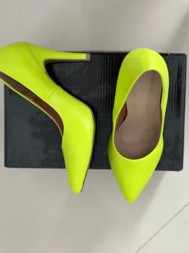 Salto Alto Neon verde