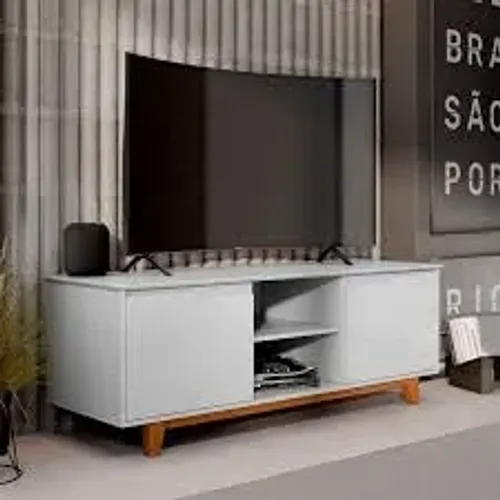 Rack Bancada Flow Branco EJ Moveis - Entrega Rápida! 