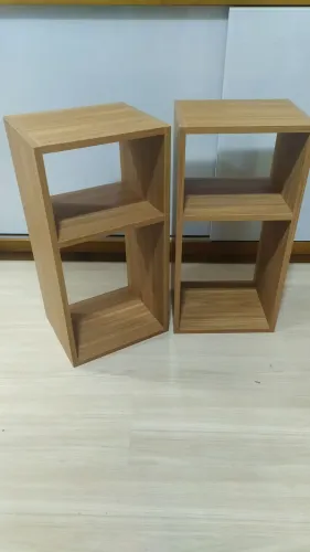 Par Estante de MDF Amadeirado para Decoração
