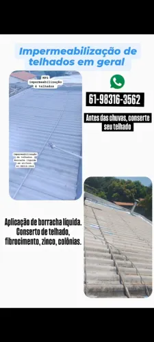 Impermeabilização de telhados em geral