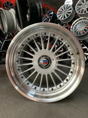 Roda aro 17 4x100/108 Alpina C95 2 talas 8x9 YKW BMW Retro Classic