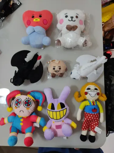 Pelúcias diversas preço por unidade