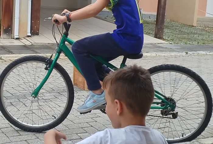 Bicicleta Verde Infantil - Caloi