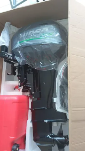 Motores de popa Yamaha e Hidea 15HP, 0km, pronta entrega - Desc no PIX ou 12x no cartão