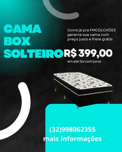Cama box solteiro frete grátis, apenas 399 ?