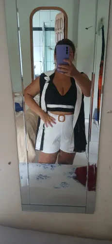 Conjunto Shorts e Colete Moderno