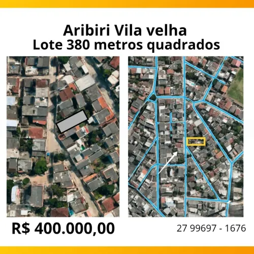 Terreno em área urbana , Aribiri , Vila Velha ES.