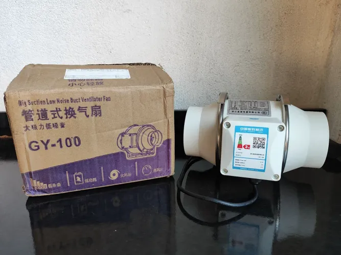 Exaustor Ventilador de Exaustão de Alta Potência. - GY-100
