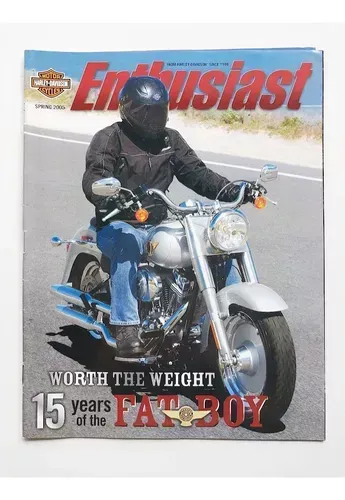 Revista Harley Davidson Enthusiast - 15 Anos Fat Boy