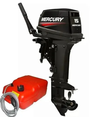Mercury 15HP 2tempos super Manual - Motor de Popa novo