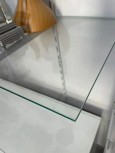 Vidros transparentes temperados para multi prateleiras 160x38cm