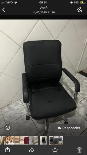 Reforma cadeira de escritório