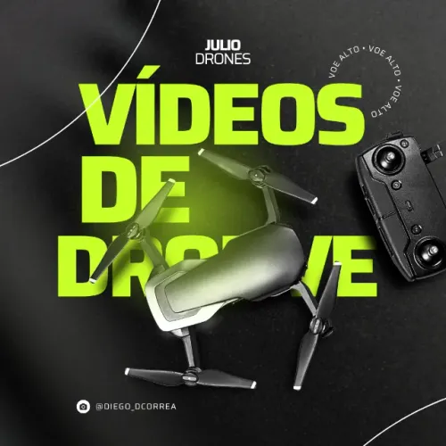 Gravação de video com Drone DJI 4k