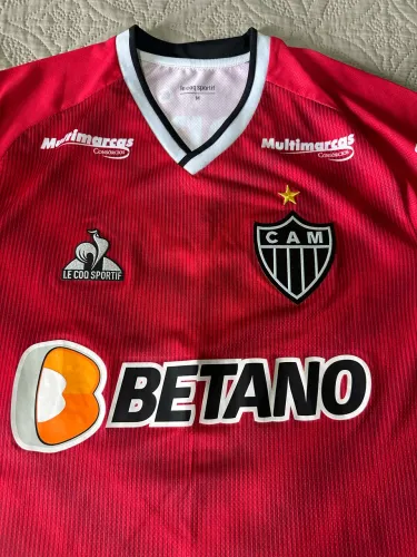 Camisa Vermelha Original Atlético 2021 Tamanho M -Le Coq